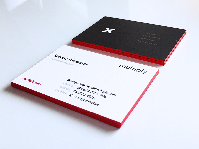 MULTIPLY Business Cards by Danny Amacher for multiply on Dribbble