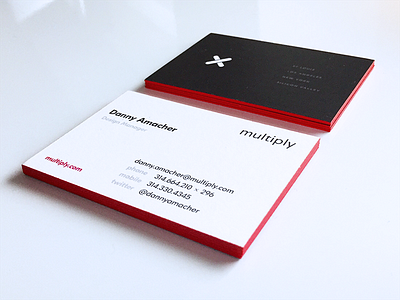 MULTIPLY Business Cards brand branding business card business cards cards print thick
