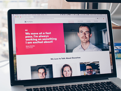 Meet The Team about us careers clean quote testimonials ui ui design web design website
