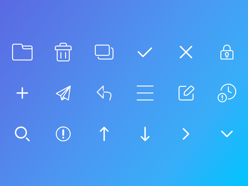 Icon Font by Danny Amacher on Dribbble