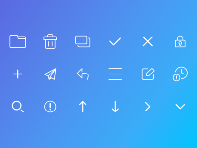 Icon Font font icon font icons line icons product design saas svg