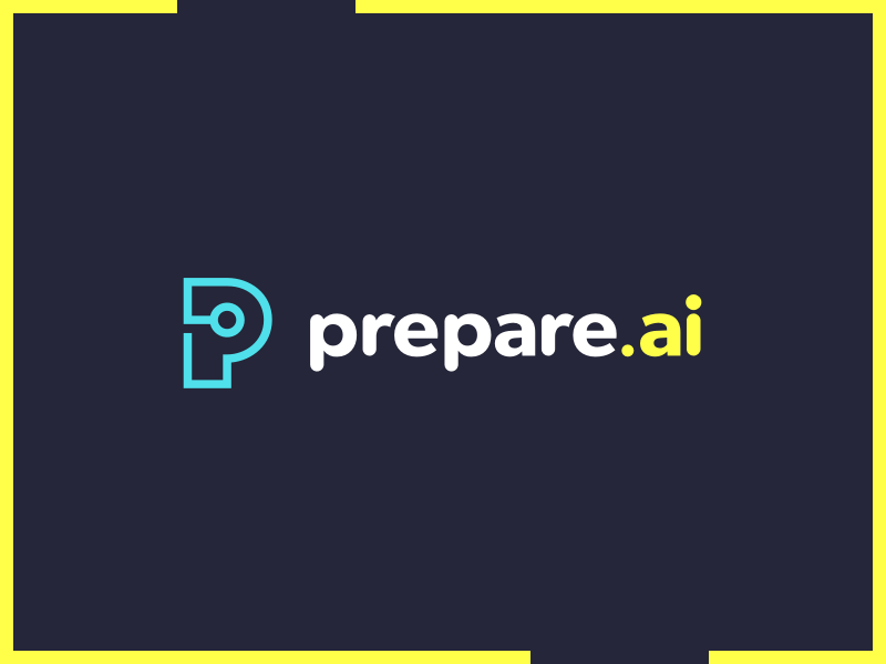 Prepare.AI Logo conferences artificial intelligence ai nonprofit brand design branding brand logomark icon logos