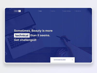 DSGNIT - Design Challange Site Design