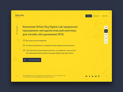 White Sky Digital Lab banking branding branding design branding identity design digital ilovemyjob logo makarovkirill makarovkirilldesign site design ui uidesign uidesigner uxdesign uxdesigner web webdesign webdesigner website