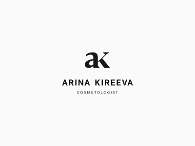 Arina Kireeva Cosmetologist branding branding design branding identity cosmetology design logo logodesign logodesigner logodesignersclub logotype makarovkirill makarovkirilldesign