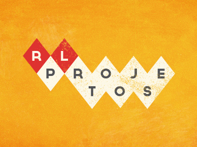 RL Projetos 50s fifties id logo minimalism retro vintage