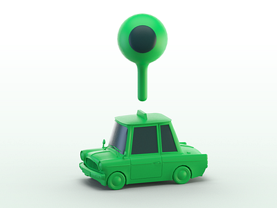 Taxi app 3d 3dsmax animation branding car design iran snapp taxi app tehran uber