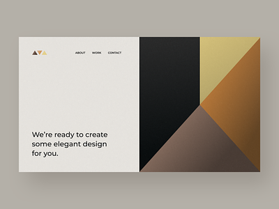 Welcome Screen design desktop elegant minimalism portfolio shot simple ui ux web website welcome screen