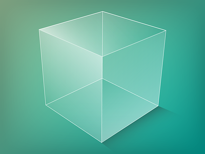 Cube illustration vector