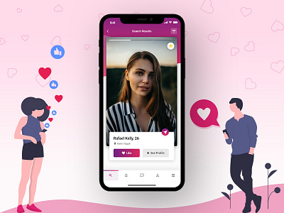 Dating App Search Result | Mobile Application | Suffix Digital