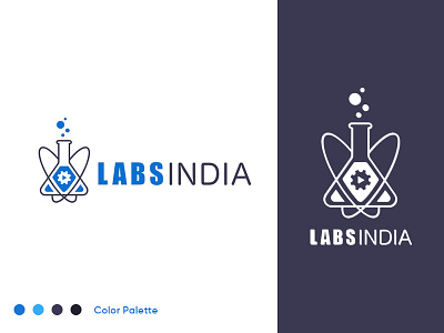 Labs India | Logo Designing | Suffix Digital app branding branding design flat icon logo minimal ui ux vector