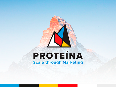 Proteína Brand b2b brand brand and identity brand identity branding business design idenity logo logomark logotype marketing modern mountain naming simple design
