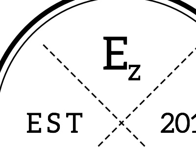 Easy Teezy Logo Idea 1 badge black branding logo mono outline tshirt white wireframe