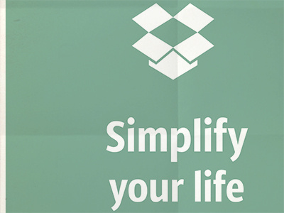 Simplify your Life comp dropbox minimal rebound simplify