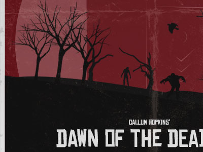 Dawn of the Dead BIOS computing dark dead film grunge i.t pc poster undead zombie