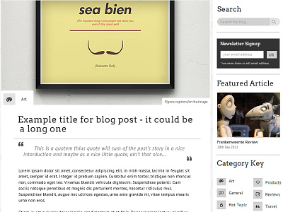 CEH Blog 2013 Update article blog layout redesign update web web design wordpress