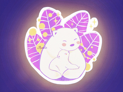 White bears art bears childrens cute doodle draw greenpeace illustration kawaii whitebears