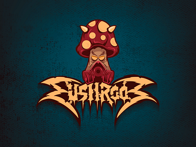 Mushroom Logo Illustration logo