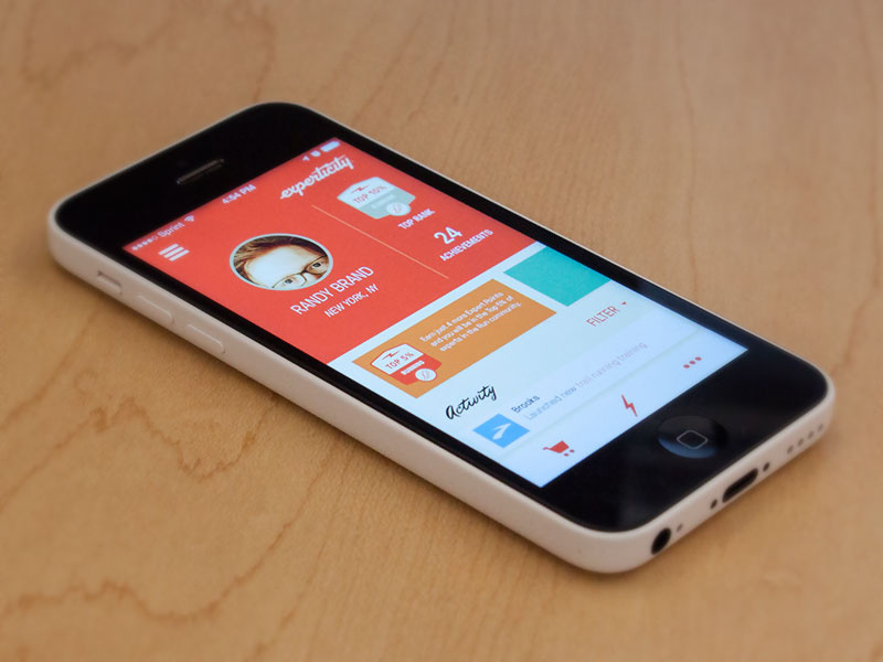 Experticity Mobile App - Expert Profile mobile design app brand profile