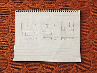 Mystery App Sketches app apple design iphone profile user