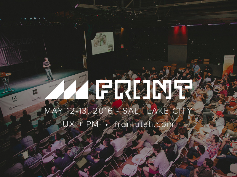 Front Conference 2016 design conference product management product design ui ux