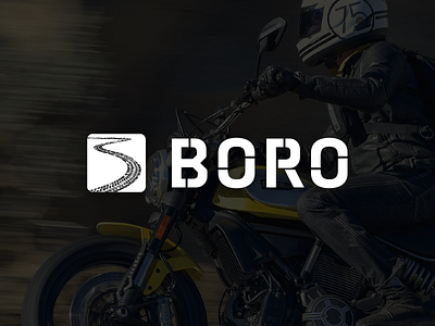 BORO branding boro brand design branding design illustration logo logo design moto motorcycle vector