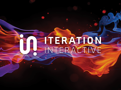 Iteration Interactive branding brand design branding design game studio games illustration interactive iteration logo minimal modern unity vector vr