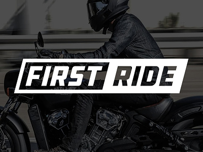 First Ride New Logo branding c2w chase on two wheels design first ride first ride series logo moto motorcycle motorcycle test ride series test ride youtube