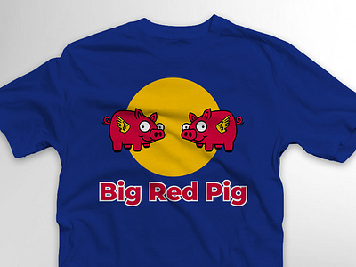 Big Red Pig supermoto build series shirt