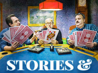 Stories & Stogies podcast art season 1 cigars design dogs playing cards playingcards podcast podcasts stogies stories