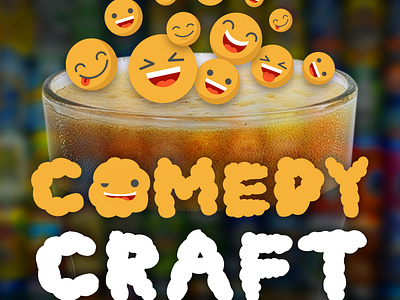 Comedy Craft podcast art season 1 beer branding comedians comedy comedy podcast craft craftbeer design funny logo mad scientist media msm podcast podcast art