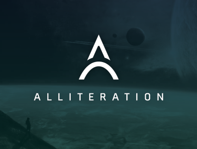 Alliteration logo branding design illustration logo vector