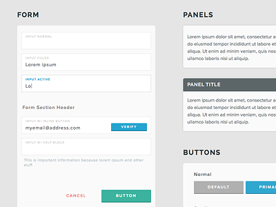Basic Interface (WIP) button buttons form input panel tooltip ui user interface wip