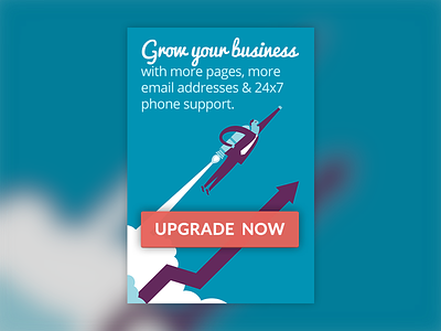 Upgrade Banner banner button call to action upgrade
