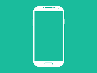 Galaxy S4 Vector Sketch Shape (free)