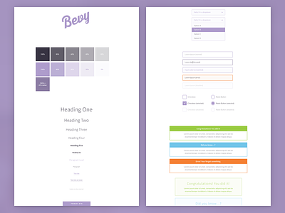 Bevy Pattern Library bevy buttons colors design proxima nova site source sans pro style guide ui user interface web web design
