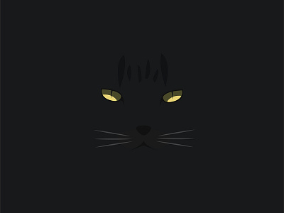black cat adobeillustator cat design vector