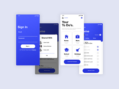 To-Do List App Design app design ui ux