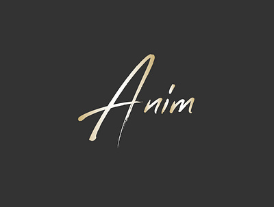 Anim Logo branding design illustration logo logo design logo design branding t shirt typo logo vector