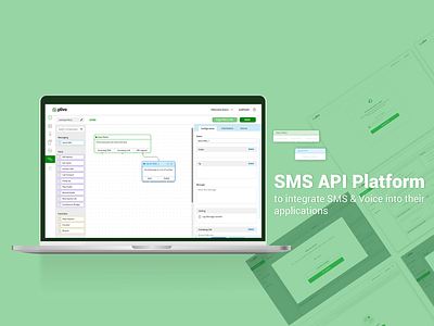 SMS API Platefrom design interaction design ui ux