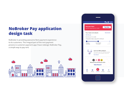 Nobroker Pay App Redesign design interaction design user experience user interface ux uxui