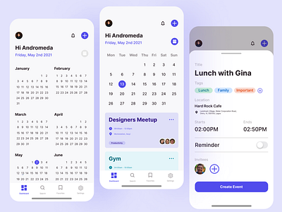 Calendar App Concept app concept date ios