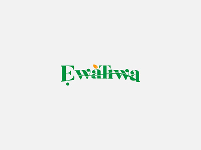 Ewatiwa branding design food logo skin skincare skincareherbal typography