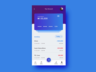 UI Fin Tech app fintech payment ui web