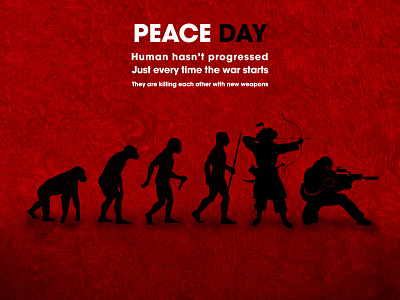 Peace Day art creative graphic graphic art graphic artists graphic design human idea no war peace photoshop poster red war
