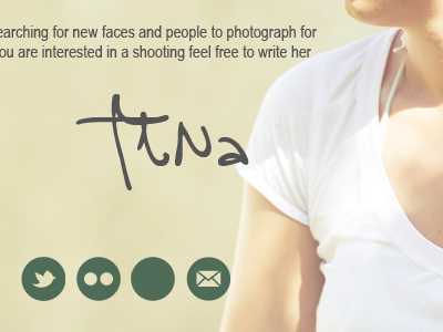 personal page onepage personal teaser website