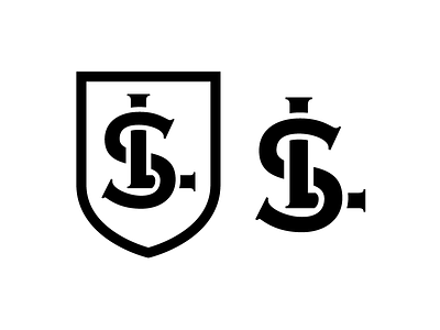 Scarpello And LaTour black and white copperplate lawyers line logo strength