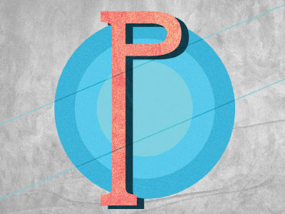 The Letter "P" illustrator p photoshop textures vector