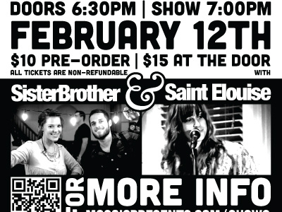 Oceans In Love Show Poster band bands brother music show sister sister brother