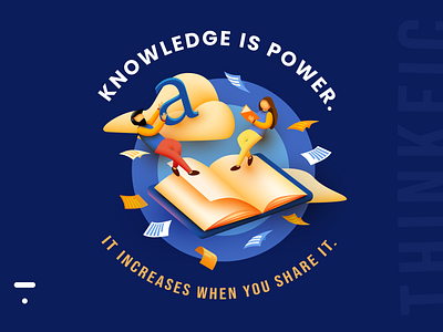 The Thinkific “Knowledge is power. Share it.” design challenge!